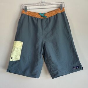 Patagonia Baggies Boardshorts‎ XXL 18/20 Plume Grey Beach Vacation Elastic Waist